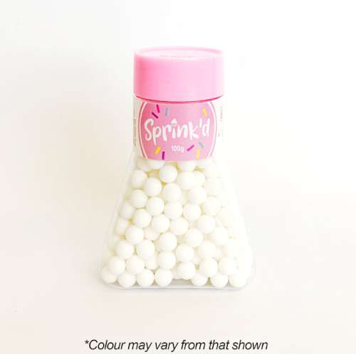 Sprink'd Sprinkles - 8mm Balls White